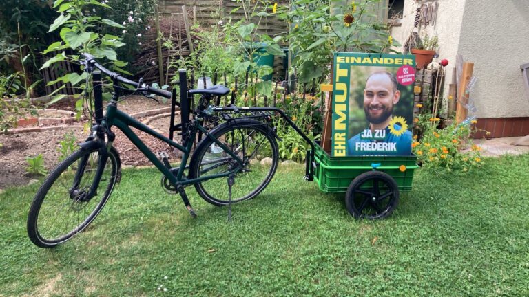 Teltower Wahlkampfmobil