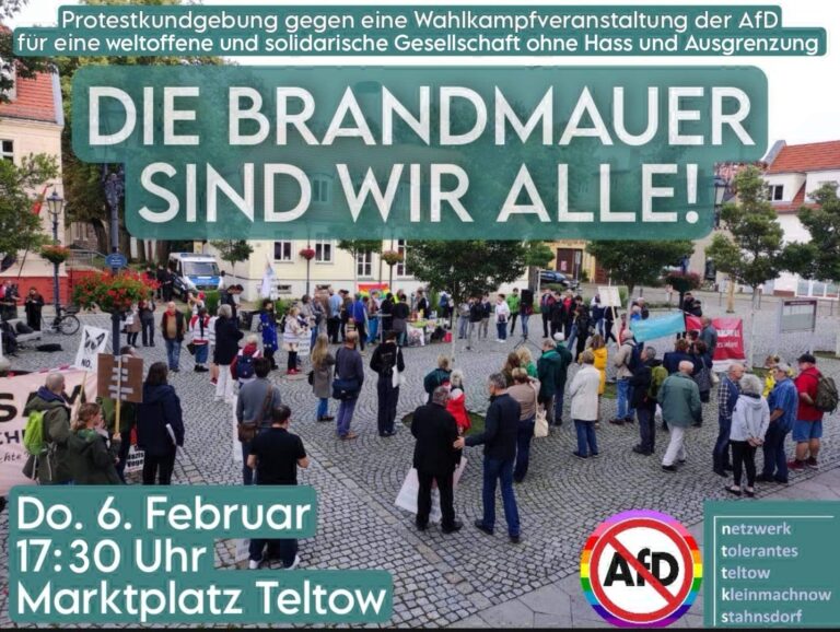 Die Brandmauer sind wir alle!