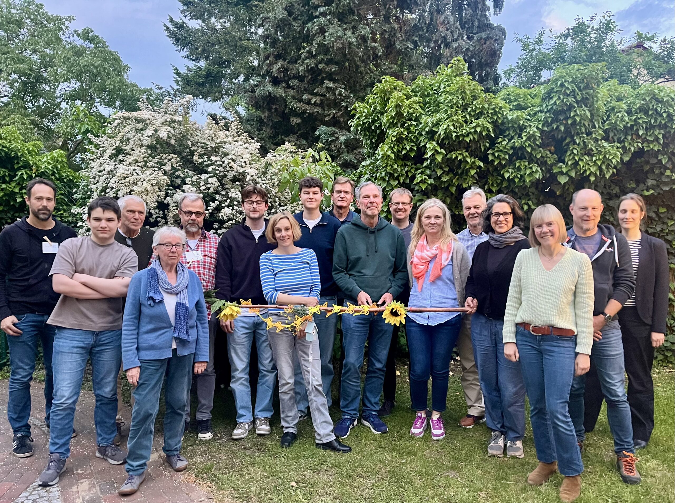 Gruppenfoto von Mitgliedern und Freunden der BÜNDNIS90 / GRÜNEN aus TKS